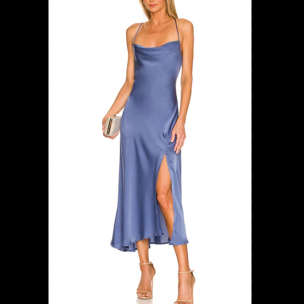 Brand New Blue ASTR the Label Gaia Dress